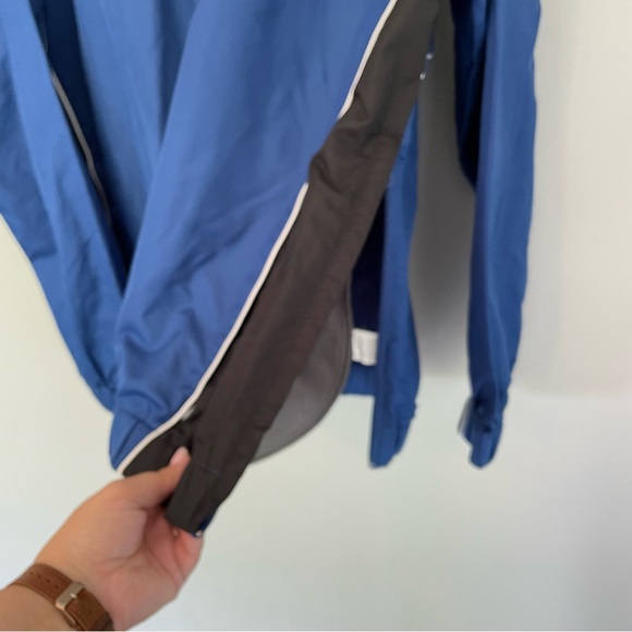 NFL COLTS Football Vintage V-Neck Windbreaker in Blue Men’s Size Large - Picture 5 of 9